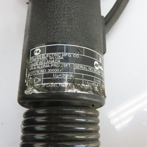 Miller 300001 XR-ALUMA PRO 25' Air-Cooled Push-Pull MIG Welding Gun 300A
