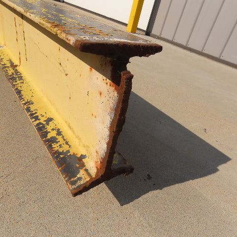 1000Lbs Free Standing 2 Post I-Beam Gantry Crane 9' Travel 12' Tall