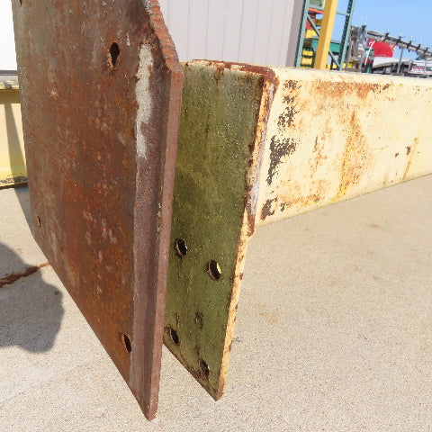1000Lbs Free Standing 2 Post I-Beam Gantry Crane 9' Travel 12' Tall