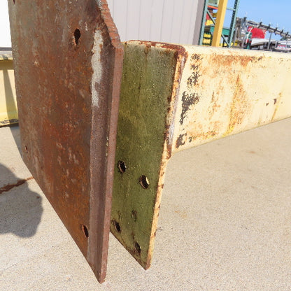 1000Lbs Free Standing 2 Post I-Beam Gantry Crane 9' Travel 12' Tall