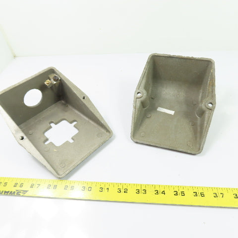 Baldor Standard-E Electric Motor Terminal Box & Cover 6" x 4" x 3.5"