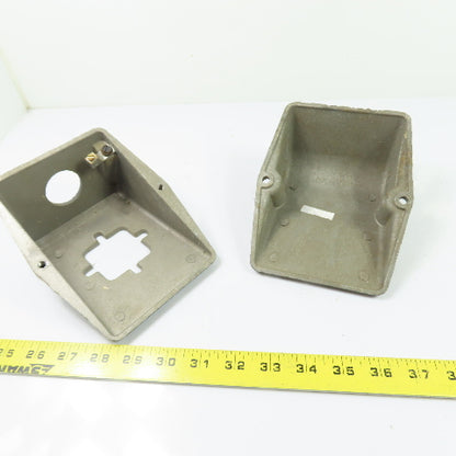 Baldor Standard-E Electric Motor Terminal Box & Cover 6" x 4" x 3.5"