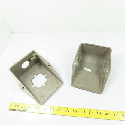 Baldor Standard-E Electric Motor Terminal Box & Cover 6" x 4" x 3.5"