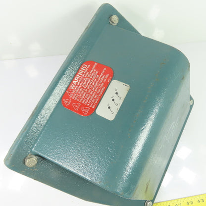 Cast Iron Electric Motor Terminal Junction Box & Cover 10" x 9" x 8"