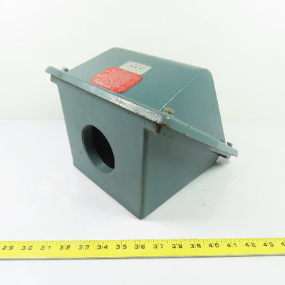 Cast Iron Electric Motor Terminal Junction Box & Cover 10" x 9" x 8"