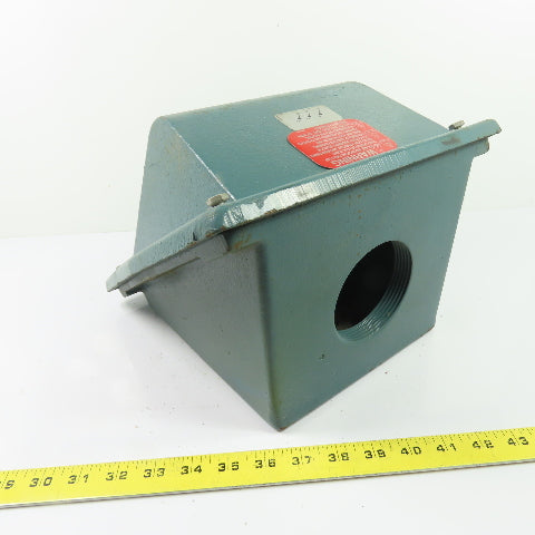 Cast Iron Electric Motor Terminal Junction Box & Cover 10" x 9" x 8"