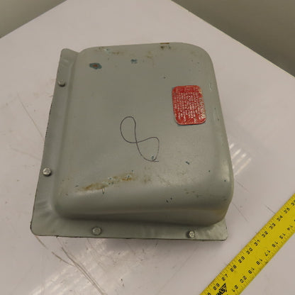 Electric Motor Terminal Junction Box Cover 12" x 11" x 10"