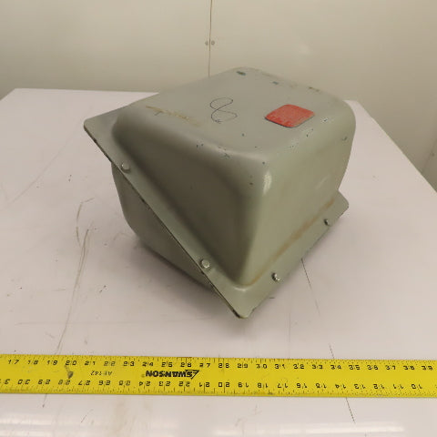 Electric Motor Terminal Junction Box Cover 12" x 11" x 10"