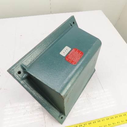 Cast Iron Electric Motor Terminal Box & Cover 12" x 12" x 10"