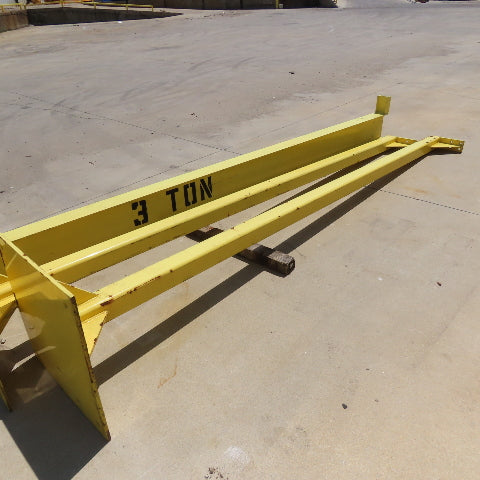 3 Ton Capacity 2 Post I-Beam Gantry Crane 12'6" Travel 149" Tall