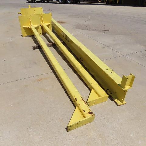 3 Ton Capacity 2 Post I-Beam Gantry Crane 12'6" Travel 149" Tall