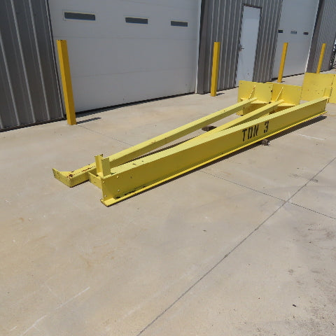 3 Ton Capacity 2 Post I-Beam Gantry Crane 12'6" Travel 149" Tall