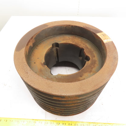 Martin 8 8V 1500 5050 8-Groove 8V Section QD Bushed Sheave Pulley 15"OD 9-3/8"W