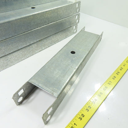 12" Galvanized Steel Pallet Racking Row Spacers Lot Of 8