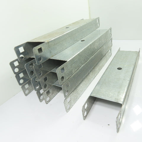 12" Galvanized Steel Pallet Racking Row Spacers Lot Of 8