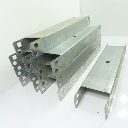 12" Galvanized Steel Pallet Racking Row Spacers Lot Of 8