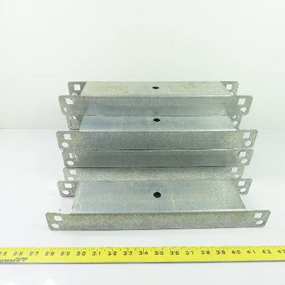 12" Galvanized Steel Pallet Racking Row Spacers Lot Of 8