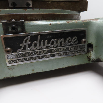 Advance B-13 X-Y Cross Slide T-Slot Rotary Table 13" x 13"