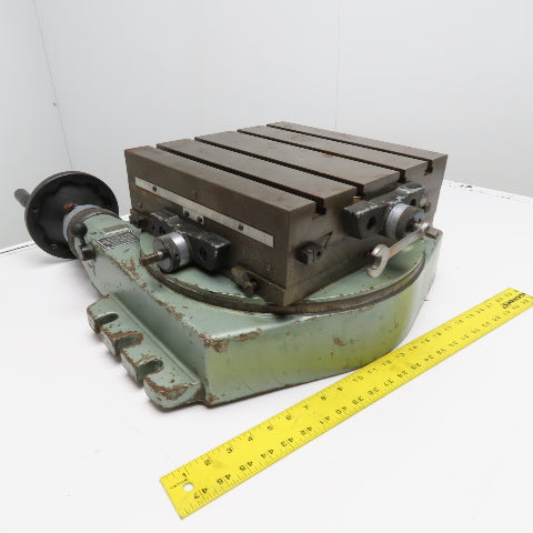 Advance B-13 X-Y Cross Slide T-Slot Rotary Table 13" x 13"