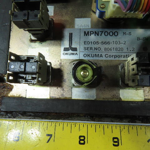 Okuma E0105-566-103-2 OPUS 7000 M-S Operator Control Panel