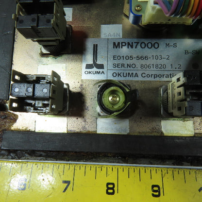 Okuma E0105-566-103-2 OPUS 7000 M-S Operator Control Panel