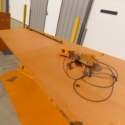Handling Systems 5 Ton Freestanding 360° Jib Crane 20' Span 17' Travel 20' Under