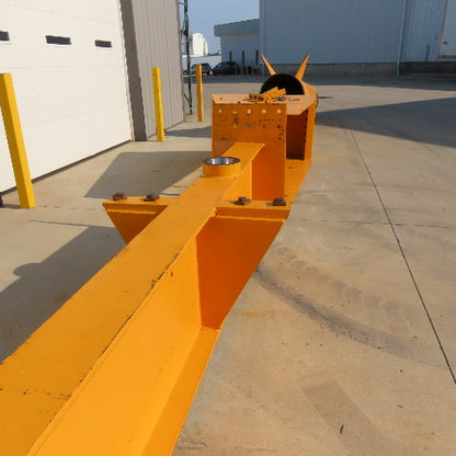 Handling Systems 5 Ton Freestanding 360° Jib Crane 20' Span 17' Travel 20' Under
