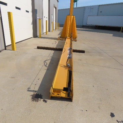 Handling Systems 2 Ton Freestanding Jib Crane 360° 16' Span 14' Travel 10' Under