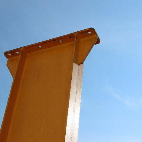 Handling Systems 2 Ton Freestanding Jib Crane 360° 16' Span 14' Travel 10' Under
