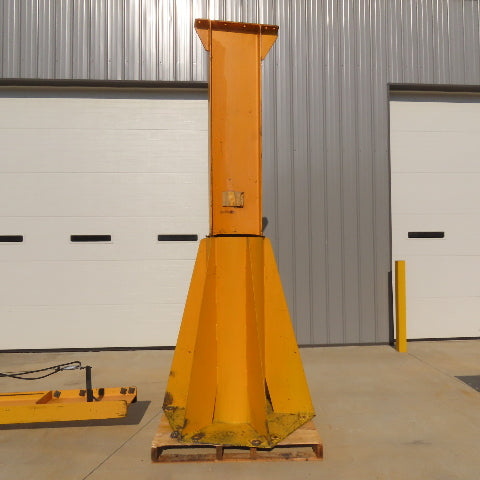 Handling Systems 2 Ton Freestanding Jib Crane 360° 16' Span 14' Travel 10' Under