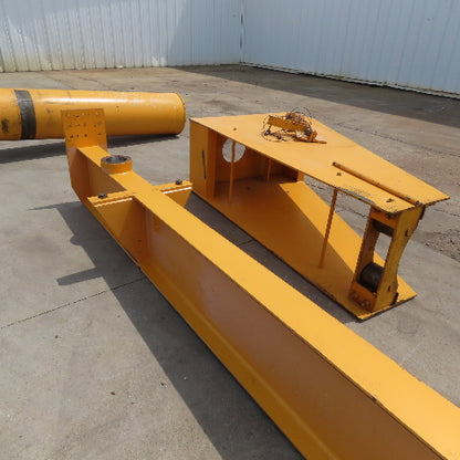 Handling Systems 3 Ton Freestanding 360° Jib Crane 20' Span 18' Travel 18' Under