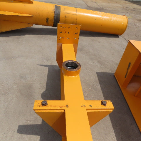 Handling Systems 3 Ton Freestanding 360° Jib Crane 20' Span 18' Travel 18' Under