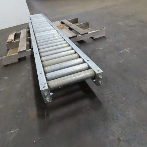 10" BF Gravity Roller Conveyor 9' Long