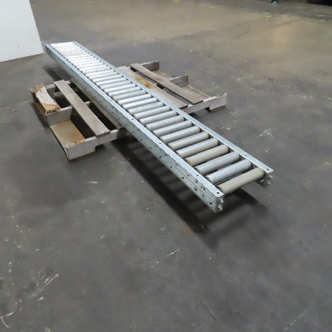 10" BF Gravity Roller Conveyor 9' Long