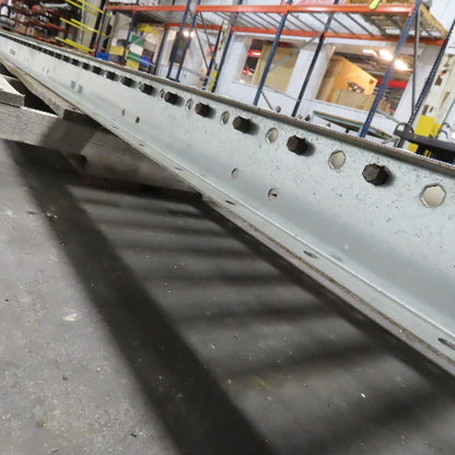 10" BF Gravity Roller Conveyor 9' Long