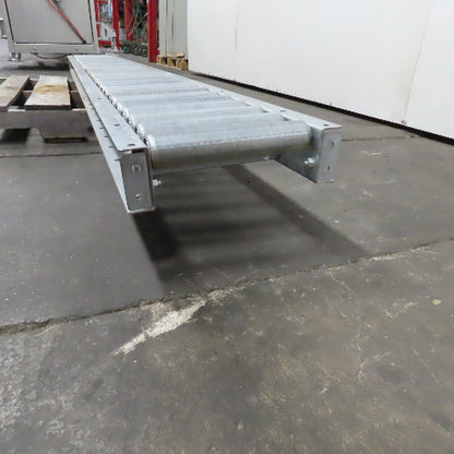 10" BF Gravity Roller Conveyor 9' Long
