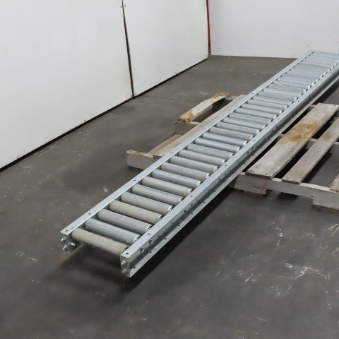 10" BF Gravity Roller Conveyor 9' Long