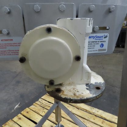 Carry Smart 16" Wide 90° Wire Belt Food Grade Conveyor 46" Long No Motor
