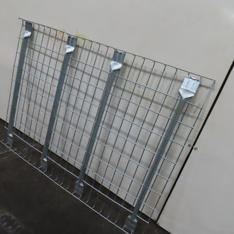 42" x 58" Double Waterfall Pallet Racking Wire Deck Shelf