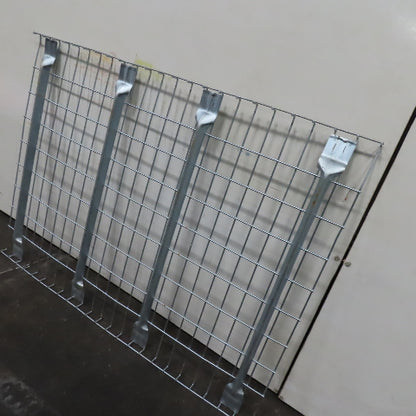 42" x 58" Double Waterfall Pallet Racking Wire Deck Shelf