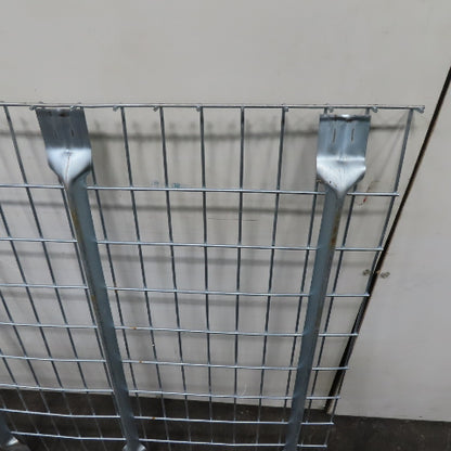 42" x 58" Double Waterfall Pallet Racking Wire Deck Shelf