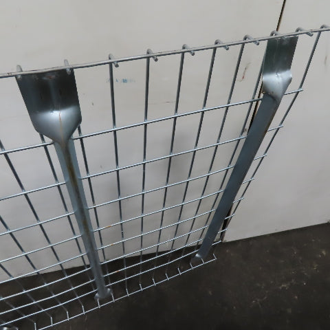 42" x 58" Double Waterfall Pallet Racking Wire Deck Shelf