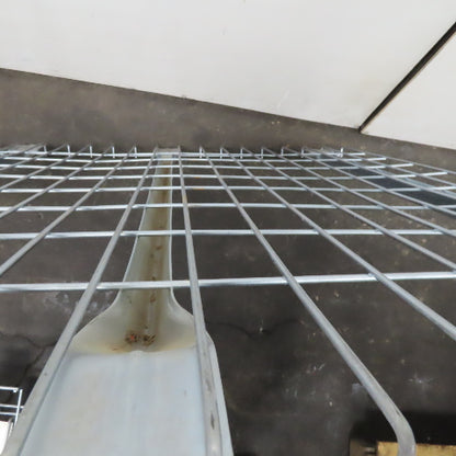 42" x 58" Double Waterfall Pallet Racking Wire Deck Shelf