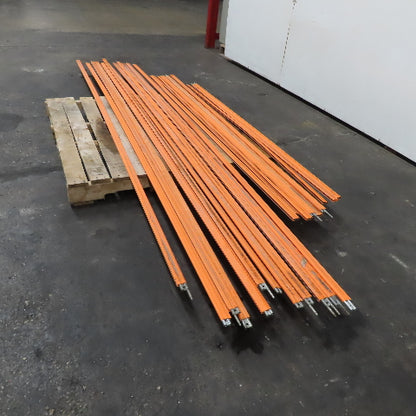 Conductix Style Conductor Hot Rail Pick Up Bar 200' Total 21 Pieces