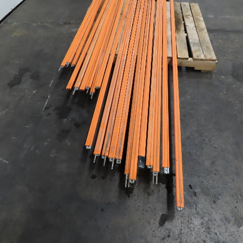 Conductix Style Conductor Hot Rail Pick Up Bar 200' Total 21 Pieces
