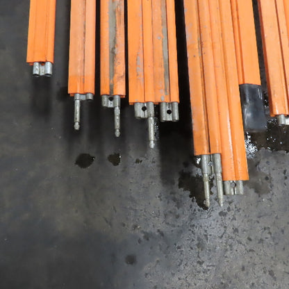 Conductix Style Conductor Hot Rail Pick Up Bar 200' Total 21 Pieces