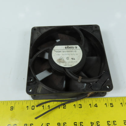 ebm W2K121-AA15-13 Equipment Cooling Fan 115V 18/17W 50/60Hz