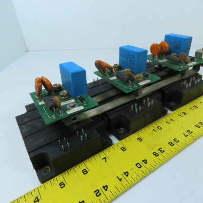 Powerex 135656 KD621220 Power Transistor Module Assembly With Snubber Boards