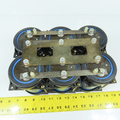 Nippon Chemi-Con 120639-7 36DY15063 Capacitor Bank Assembly (6) 4300uF 400VDC