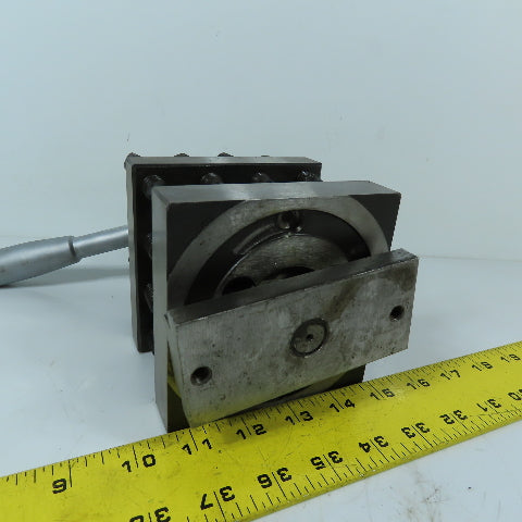 4-Way Indexing Turret Lathe Tool Post Block 2" T-Slot 1" Tooling